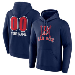 Boston Red Sox Personalized Name & Number Fastball Pullover Hoodie - MLB