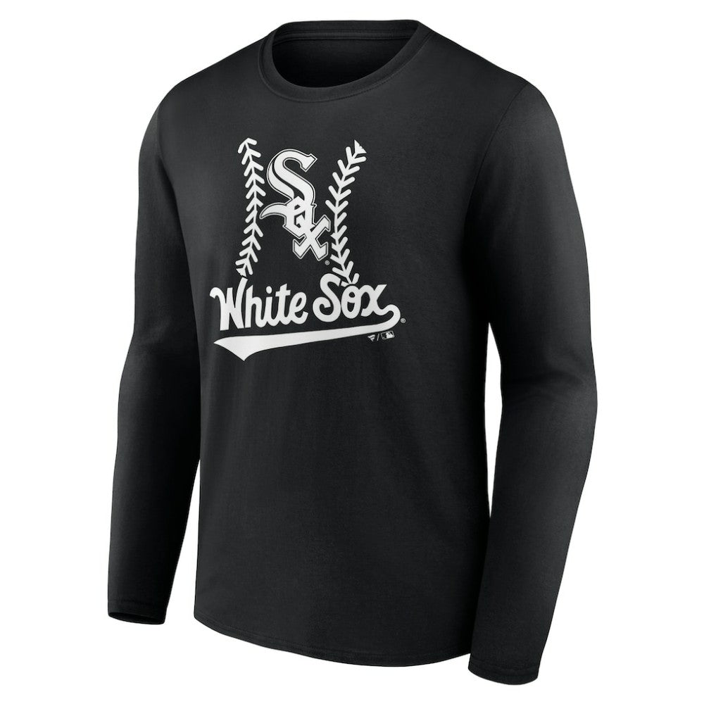 Chicago White Sox Personalized Name & Number Fastball Long Sleeve T-Shirt - MLB