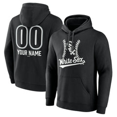 Chicago White Sox Personalized Name & Number Fastball Pullover Hoodie - MLB