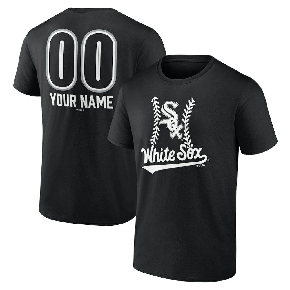 Chicago White Sox Personalized Name & Number Fastball T-Shirt - MLB