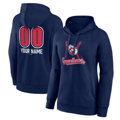 Cleveland Guardians Women's Personalized Name & Number Fastball Pullover Hoodie - MLB