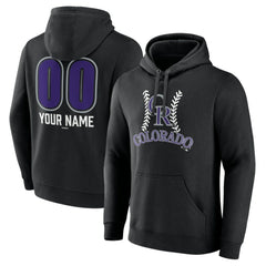 Colorado Rockies Personalized Name & Number Fastball Pullover Hoodie - MLB
