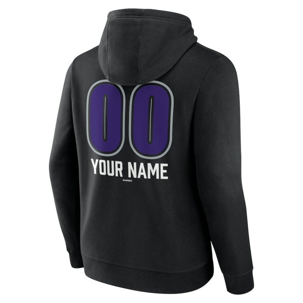 Colorado Rockies Personalized Name & Number Fastball Pullover Hoodie - MLB