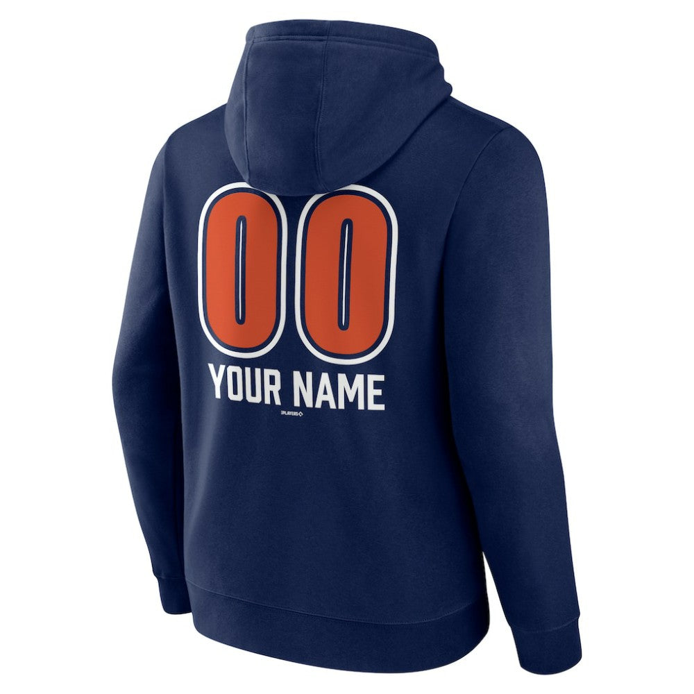 Houston Astros Personalized Name & Number Fastball Pullover Hoodie - MLB