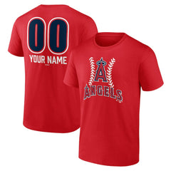 Los Angeles Angels Personalized Name & Number Fastball T-Shirt - MLB