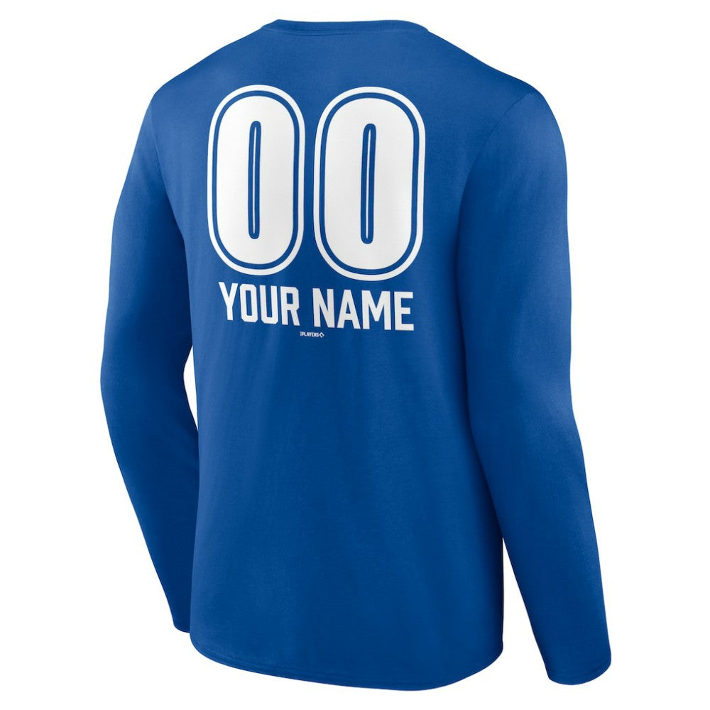 Los Angeles Dodgers Personalized Name & Number Fastball Long Sleeve T-Shirt - MLB