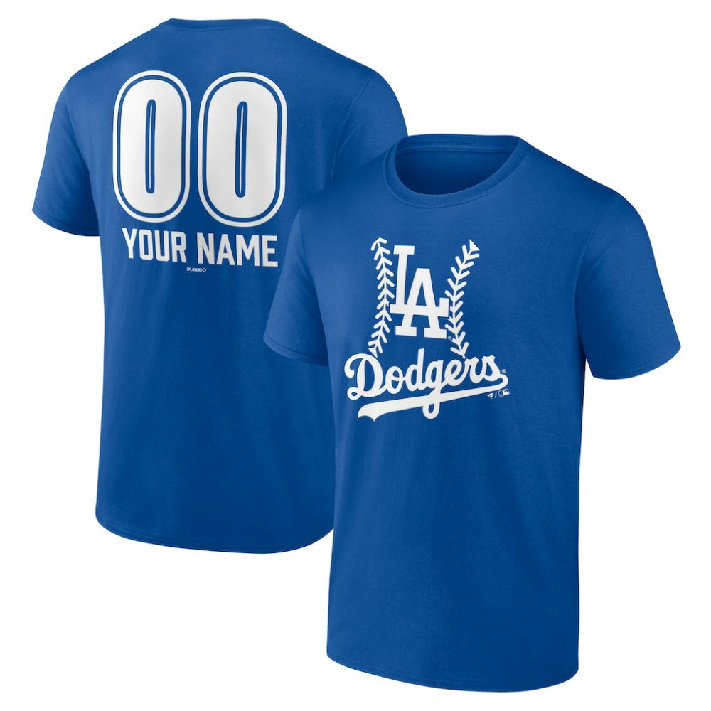 Los Angeles Dodgers Personalized Name & Number Fastball T-Shirt - MLB
