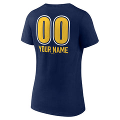 Milwaukee Brewers Women's Personalized Name & Number Fastball V-Neck T-Shirt - MLB