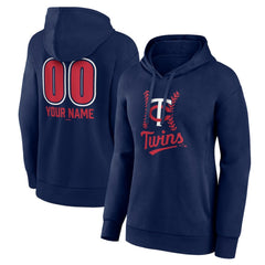 Minnesota Twins Women's Personalized Name & Number Fastball Pullover Hoodie - MLB