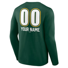 Athletics Personalized Name & Number Fastball Long Sleeve T-Shirt - MLB