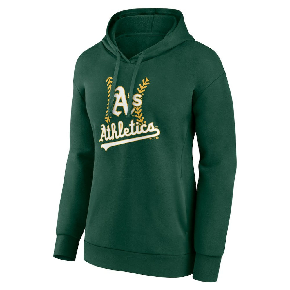 Athletics Women's Personalized Name & Number Fastball Pullover Hoodie - MLB