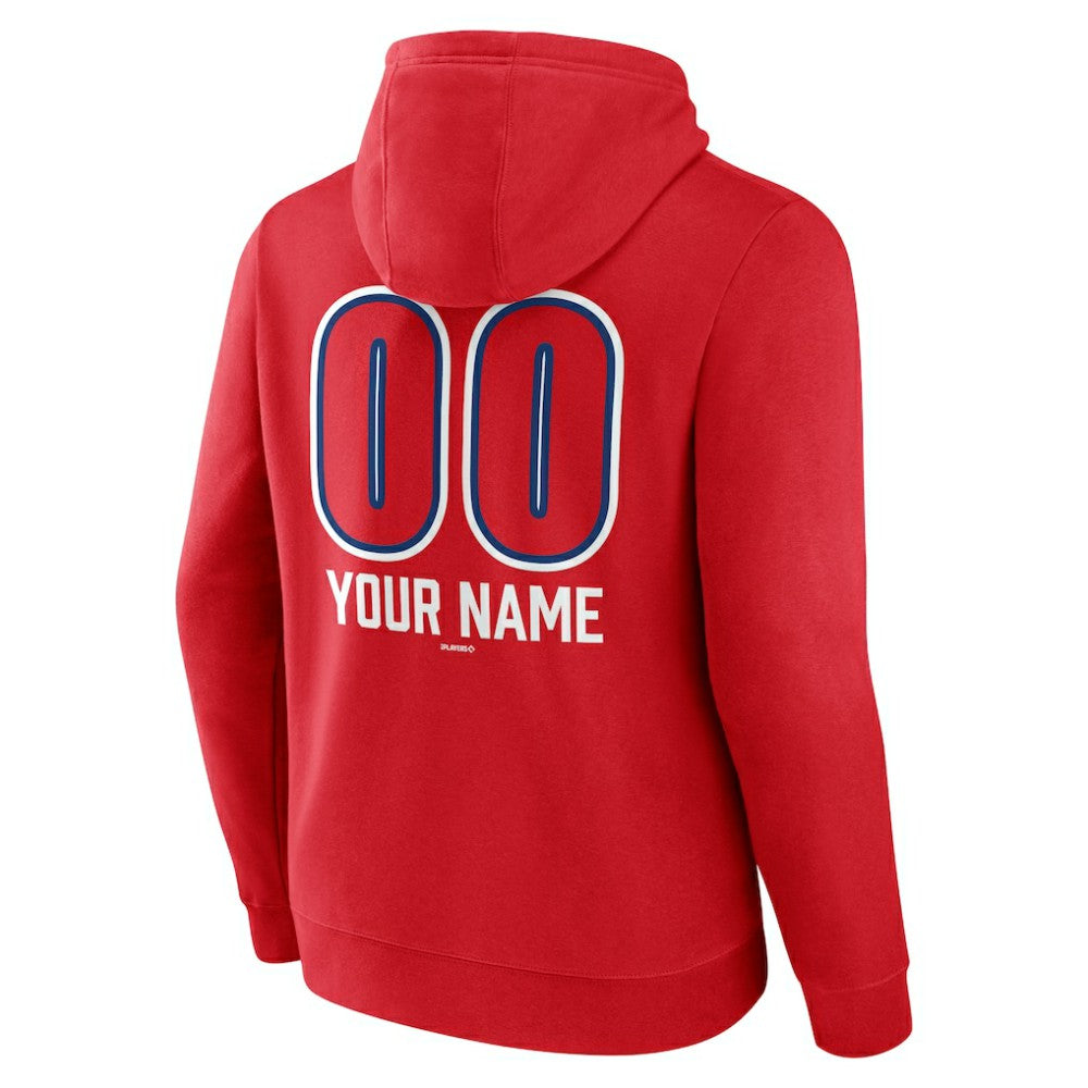 Philadelphia Phillies Personalized Name & Number Fastball Pullover Hoodie - MLB