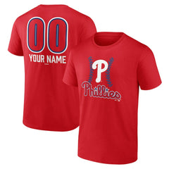 Philadelphia Phillies Personalized Name & Number Fastball T-Shirt - MLB