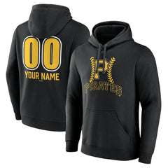 Pittsburgh Pirates Personalized Name & Number Fastball Pullover Hoodie - MLB