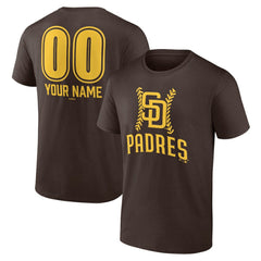 San Diego Padres Personalized Name & Number Fastball T-Shirt - MLB