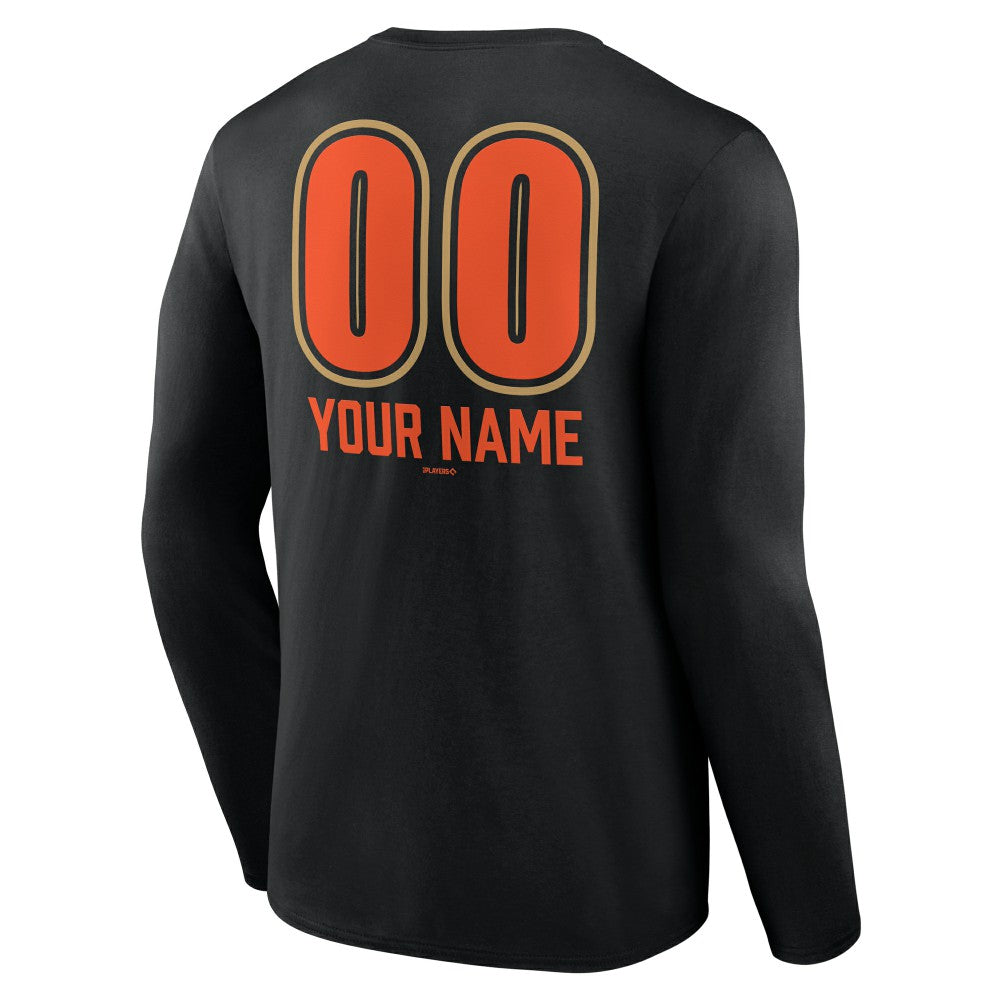 San Francisco Giants Personalized Name & Number Fastball Long Sleeve T-Shirt - MLB
