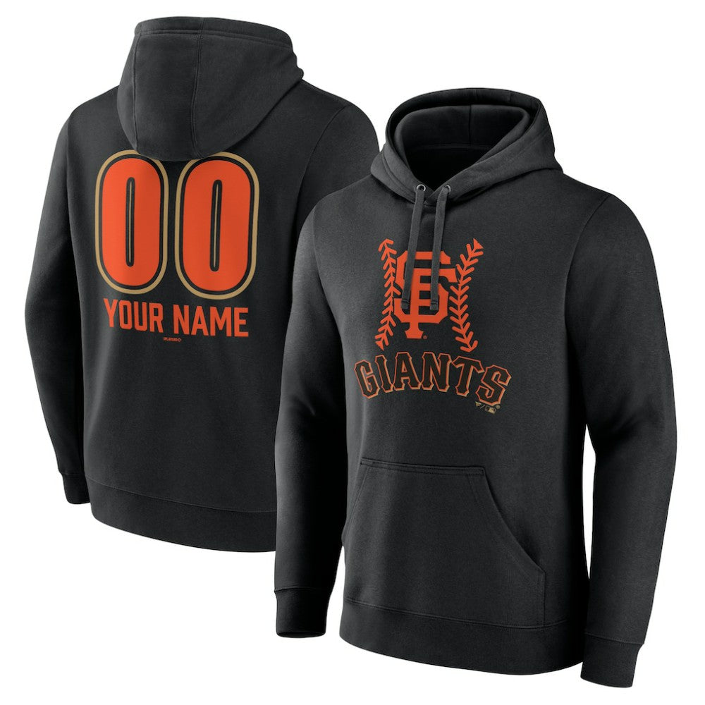 San Francisco Giants Personalized Name & Number Fastball Pullover Hoodie - MLB