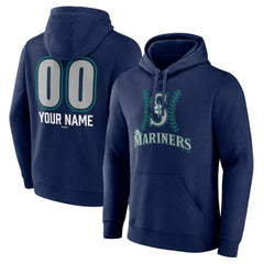Seattle Mariners Personalized Name & Number Fastball Pullover Hoodie - MLB