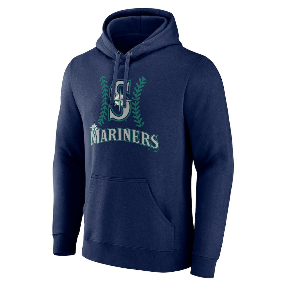 Seattle Mariners Personalized Name & Number Fastball Pullover Hoodie - MLB