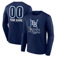 Tampa Bay Rays Personalized Name & Number Fastball Long Sleeve T-Shirt - MLB