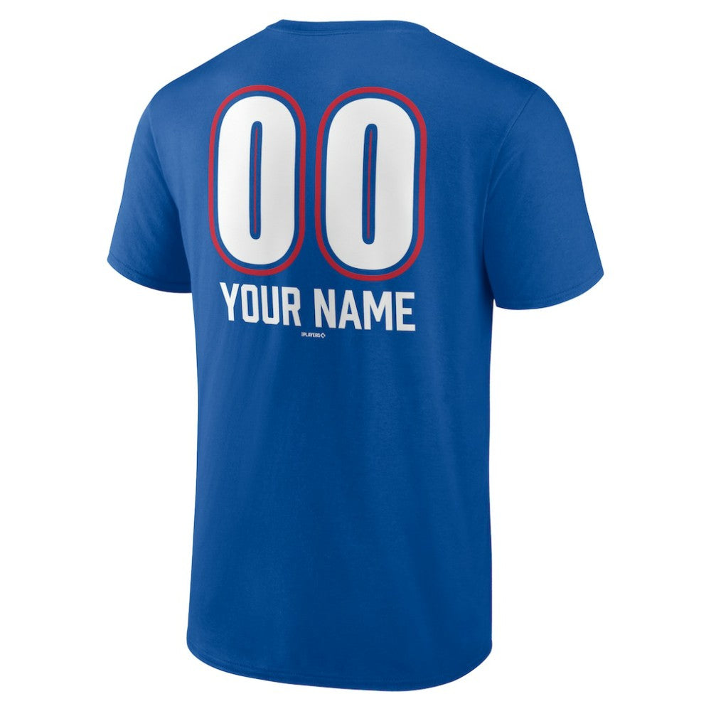 Texas Rangers Personalized Name & Number Fastball T-Shirt - MLB