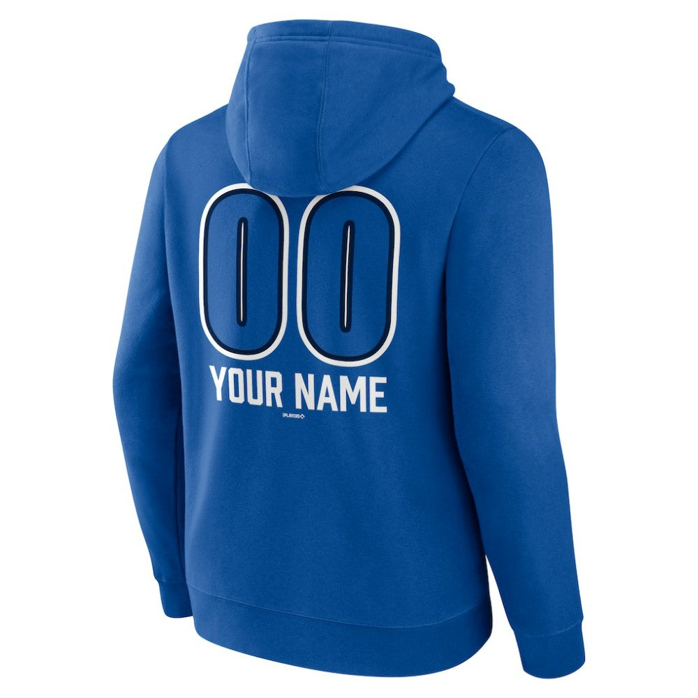 Toronto Blue Jays Personalized Name & Number Fastball Pullover Hoodie - MLB
