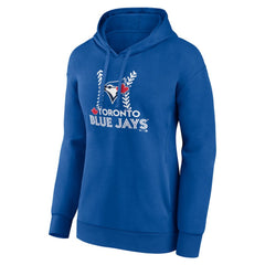 Toronto Blue Jays Women's Personalized Name & Number Fastball Pullover Hoodie - MLB