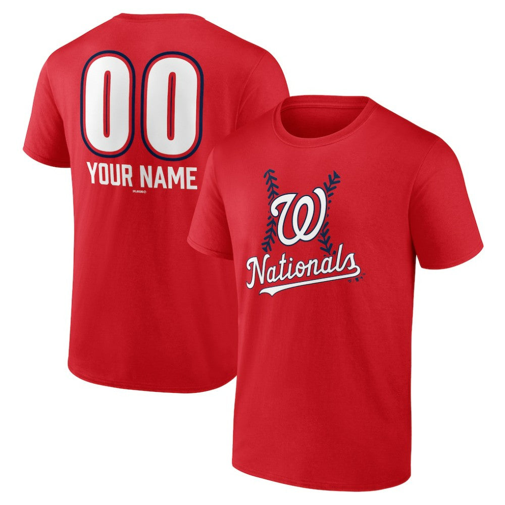 Washington Nationals Personalized Name & Number Fastball T-Shirt - MLB