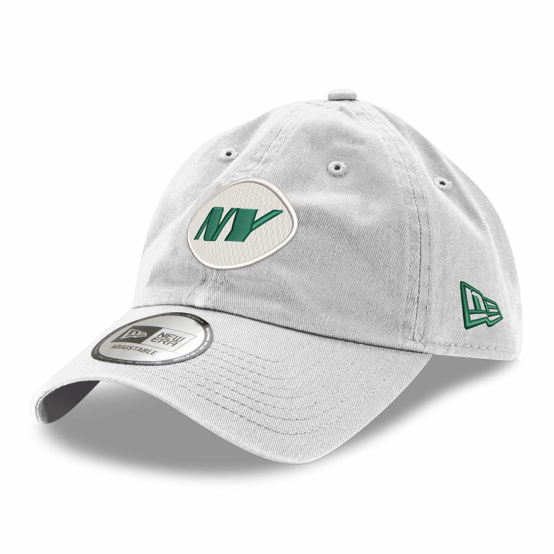 New York Jets New Era Casual Classic Adjustable Hat White | NFL
