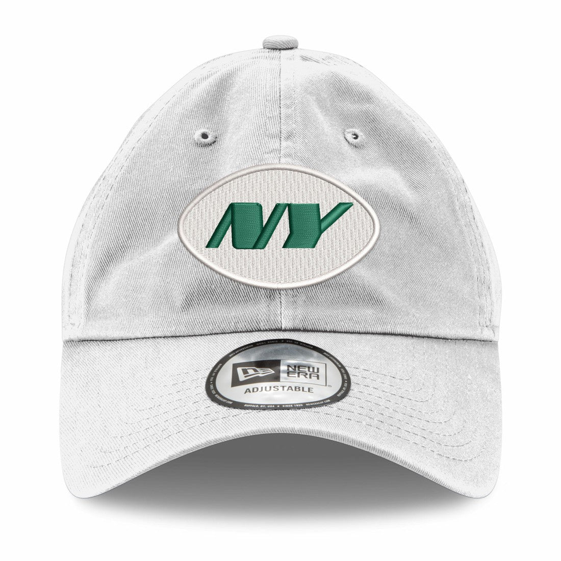 New York Jets New Era Casual Classic Adjustable Hat White | NFL
