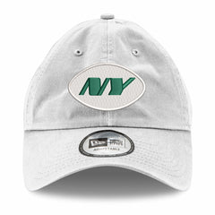 New York Jets New Era Casual Classic Adjustable Hat White | NFL