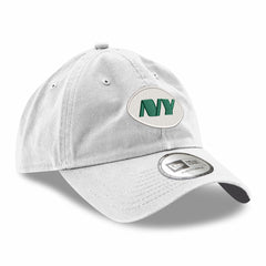 New York Jets New Era Casual Classic Adjustable Hat White | NFL