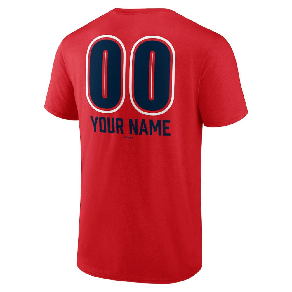 Atlanta Braves Personalized Name & Number Fastball T-Shirt - MLB