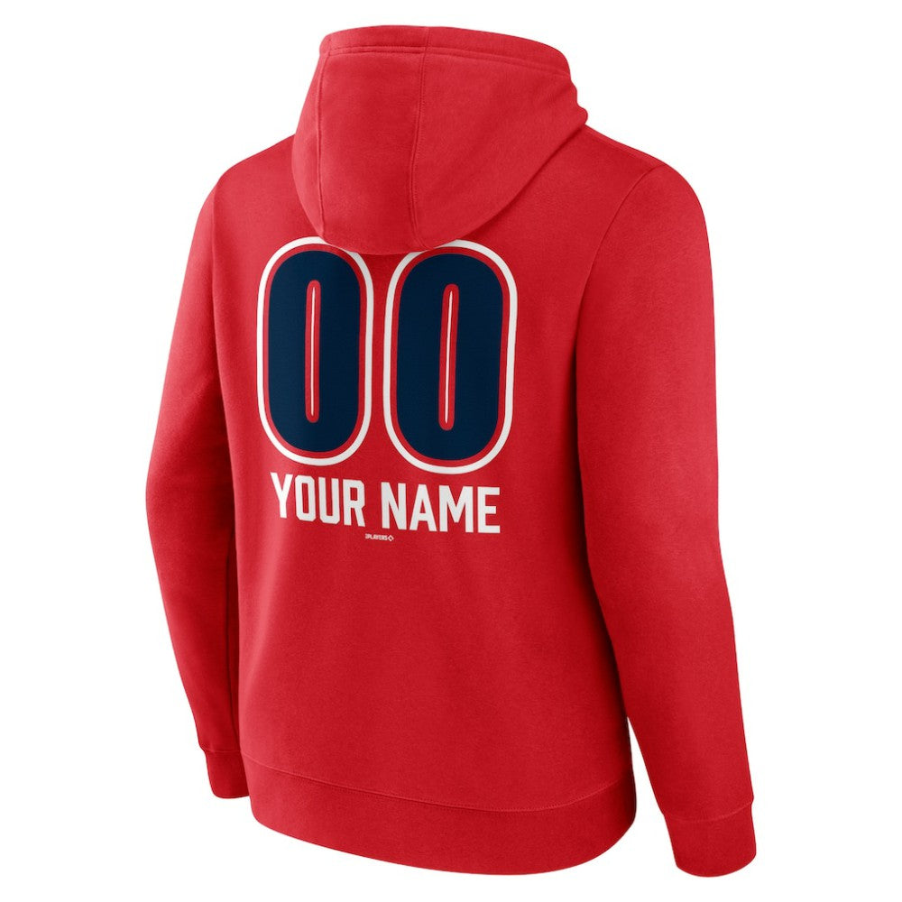 Boston Red Sox Personalized Name & Number Fastball Pullover Hoodie - MLB