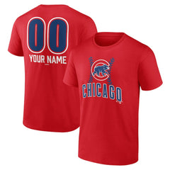 Chicago Cubs Personalized Name & Number Fastball T-Shirt - MLB