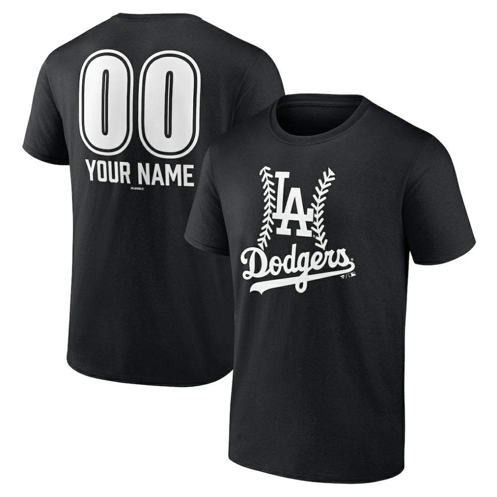 Los Angeles Dodgers Personalized Name & Number Fastball T-Shirt - MLB