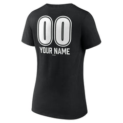 Los Angeles Dodgers Women's Personalized Name & Number Fastball V-Neck T-Shirt - MLB