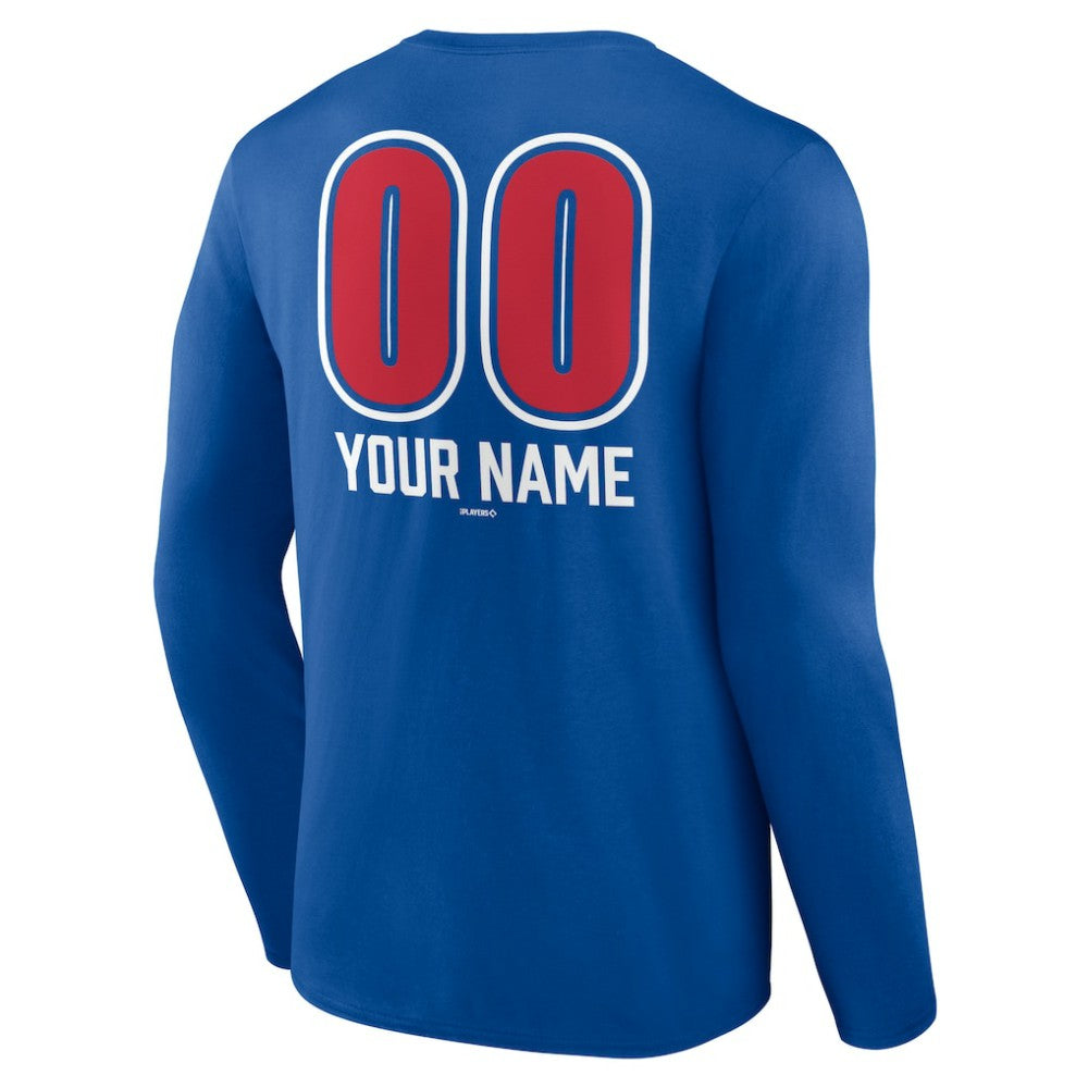 Philadelphia Phillies Personalized Name & Number Fastball Long Sleeve T-Shirt - MLB