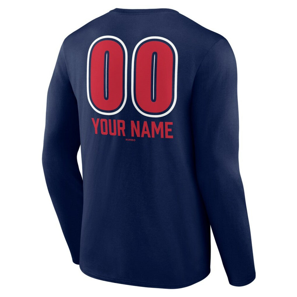 St. Louis Cardinals Personalized Name & Number Fastball Long Sleeve T-Shirt - MLB