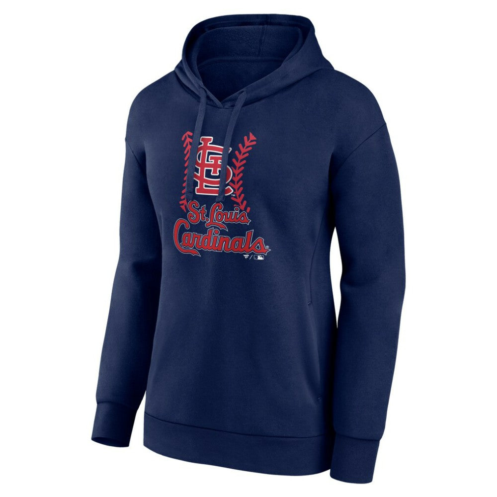 St. Louis Cardinals Women's Personalized Name & Number Fastball Pullover Hoodie - MLB