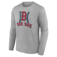 Boston Red Sox Personalized Name & Number Fastball Long Sleeve T-Shirt - MLB
