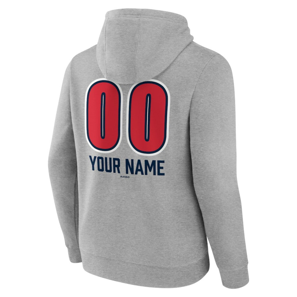 Boston Red Sox Personalized Name & Number Fastball Pullover Hoodie - MLB
