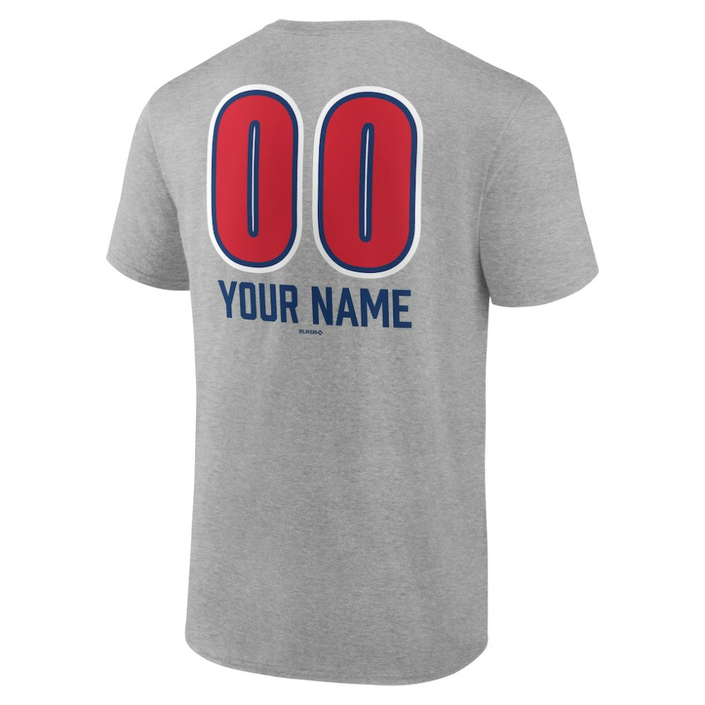 Chicago Cubs Personalized Name & Number Fastball T-Shirt - MLB