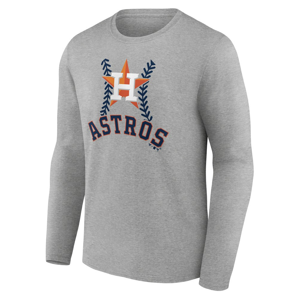 Houston Astros Personalized Name & Number Fastball Long Sleeve T-Shirt - MLB