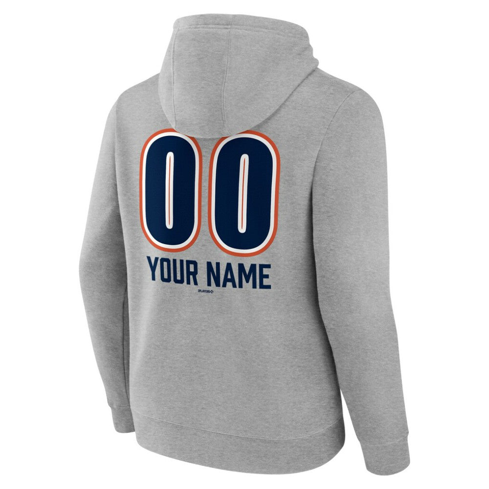 Houston Astros Personalized Name & Number Fastball Pullover Hoodie - MLB