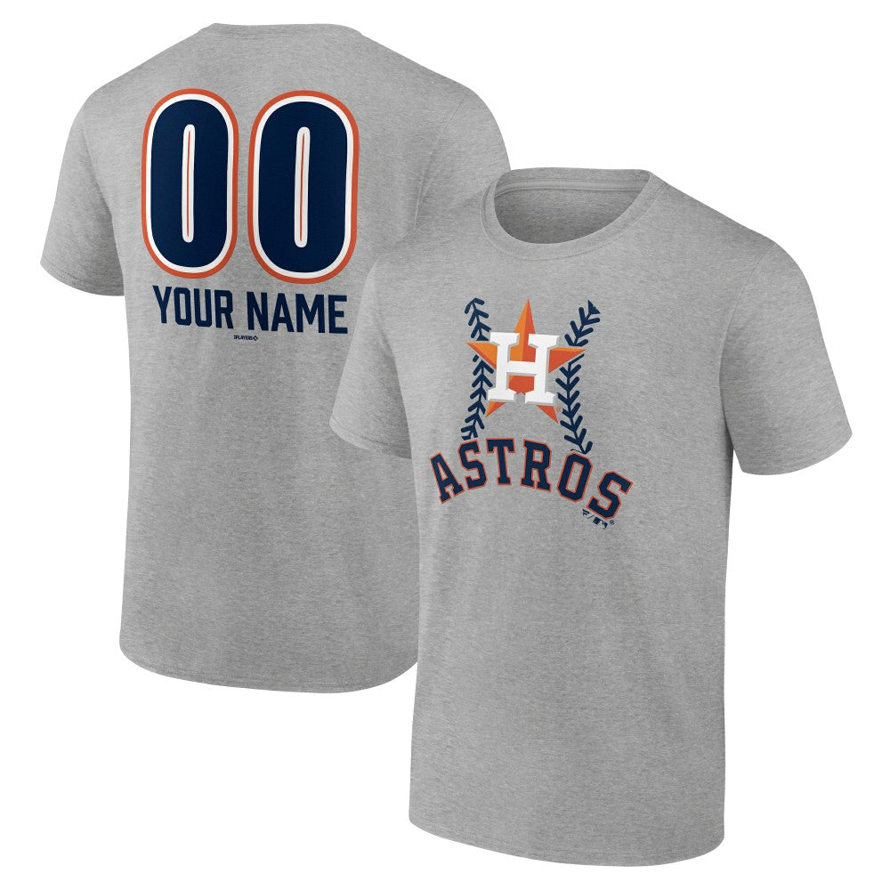 Houston Astros Personalized Name & Number Fastball T-Shirt - MLB