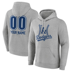 Los Angeles Dodgers Personalized Name & Number Fastball Pullover Hoodie - MLB