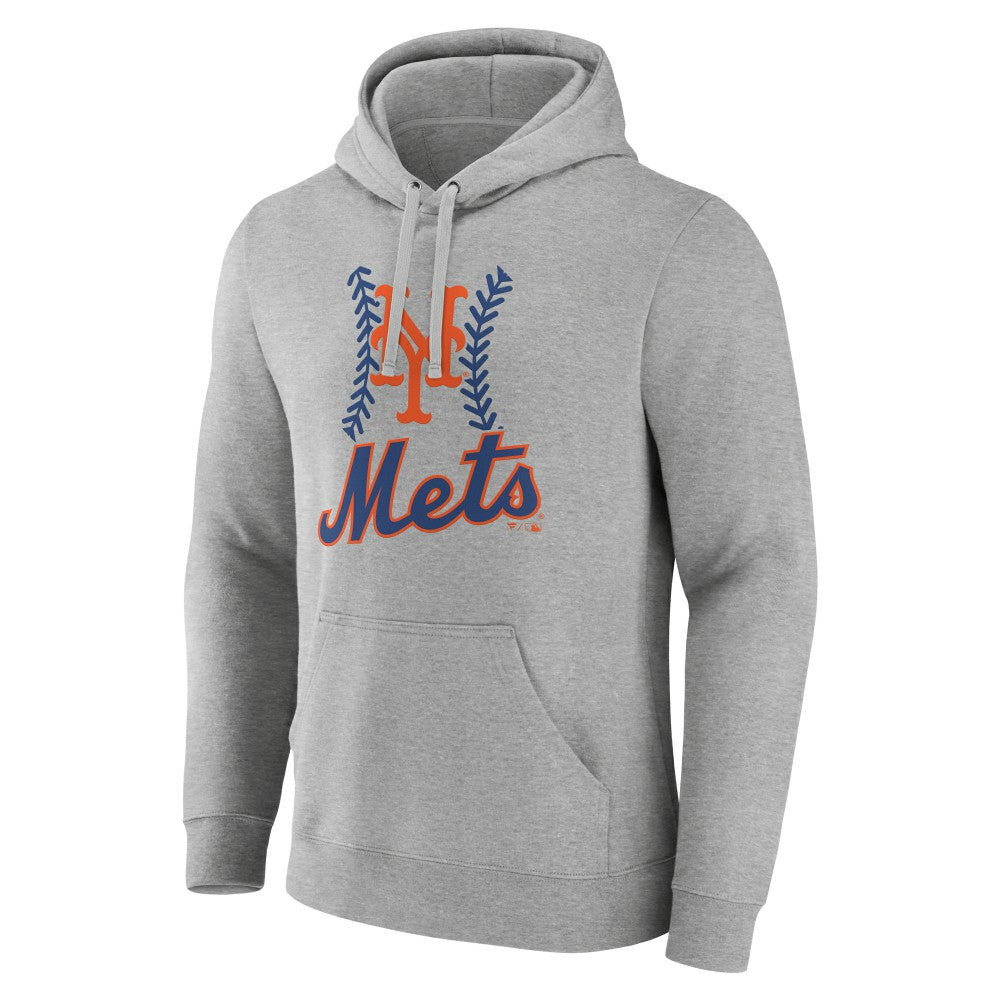New York Mets Personalized Name & Number Fastball Pullover Hoodie - MLB