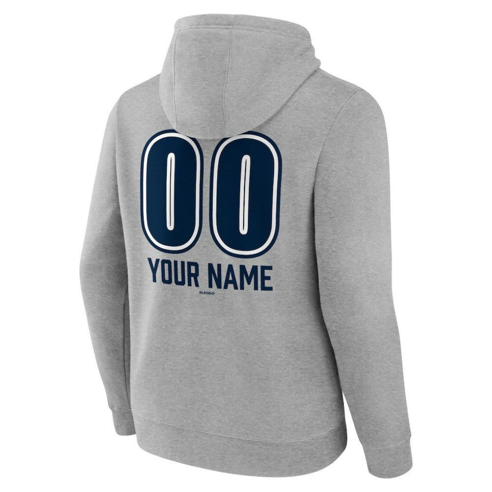 New York Yankees Personalized Name & Number Fastball Pullover Hoodie - MLB