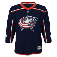 Columbus Blue Jackets Youth Home Replica Custom Jersey - Navy - NHL